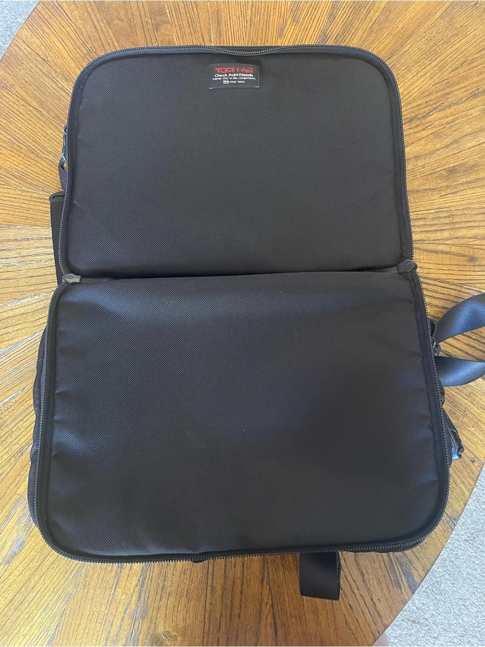 Tumi Black Nylon Laptop Briefcase with Shoulder Strap